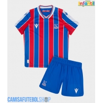 Camisa de time de futebol Crystal Palace Replicas 1º Equipamento Infantil 2025-26 Manga Curta (+ Calças curtas)